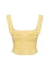 Isadoria Frill Top Yellow sold by Princess Polly