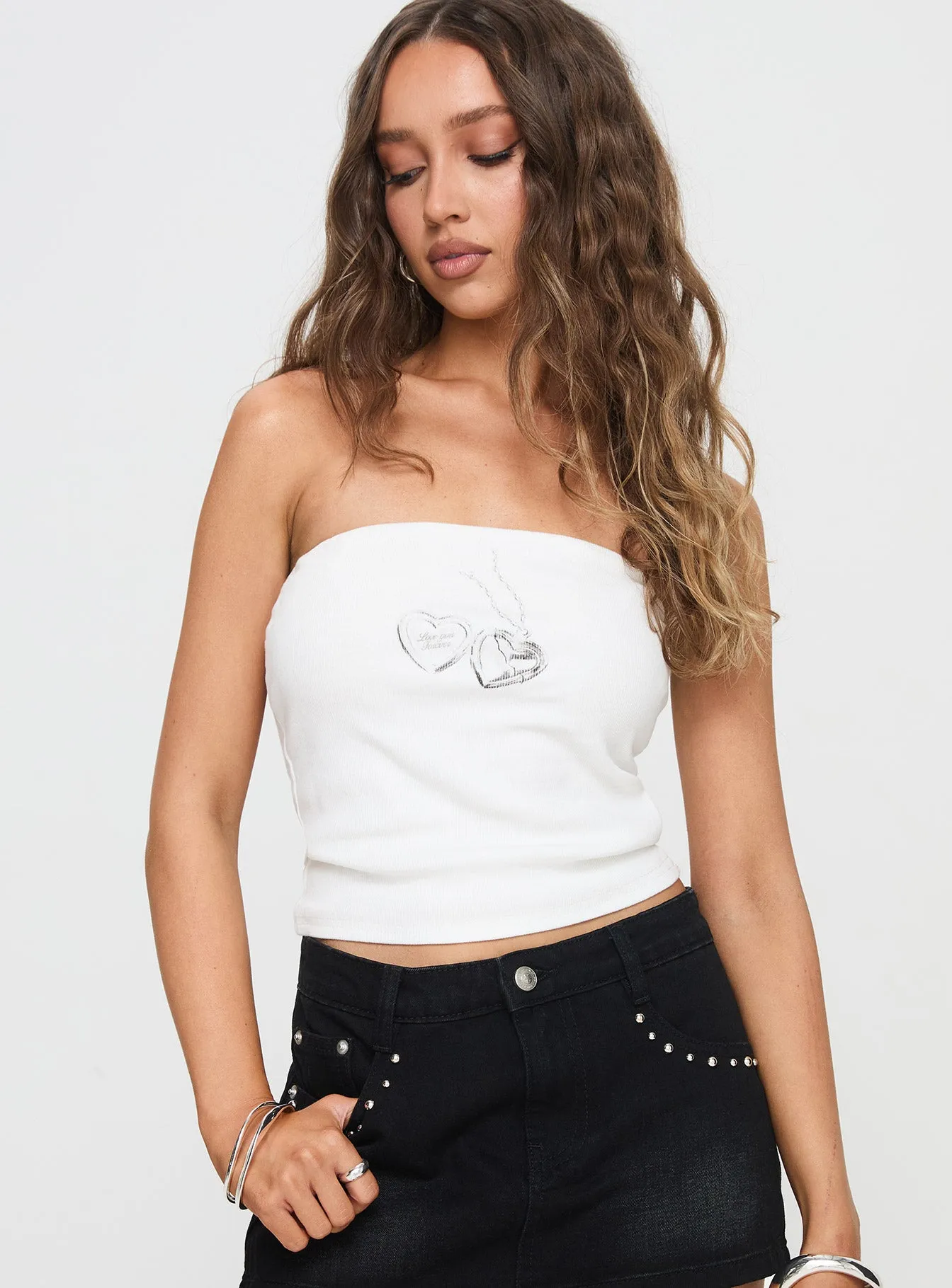 Galen Top White sold by Princess Polly product image thumbnail 2