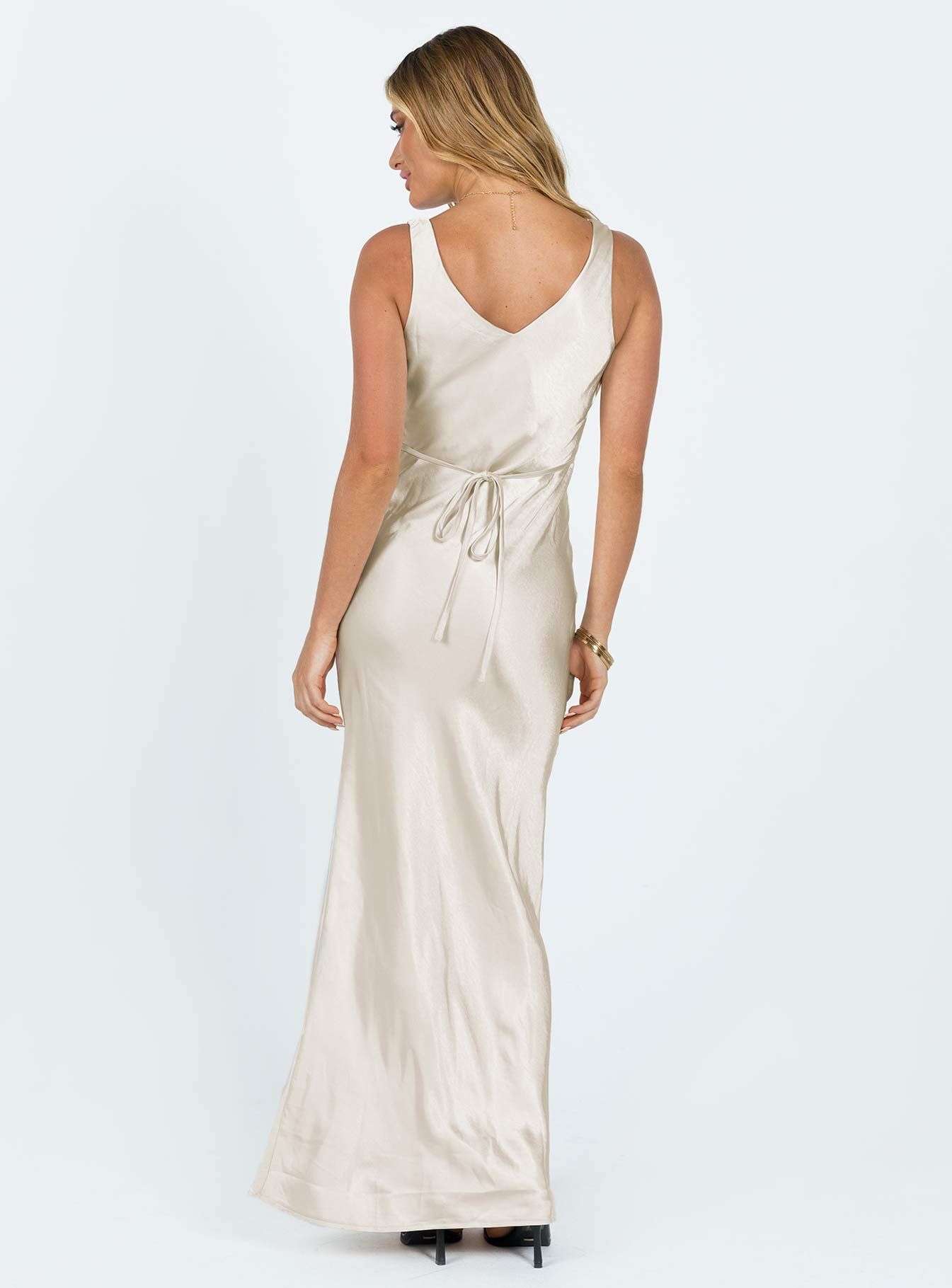 Norma Maxi Dress Champagne sold by Princess Polly product image thumbnail 5