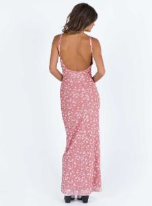 Knox Maxi Dress Pink Floral sold by Princess Polly