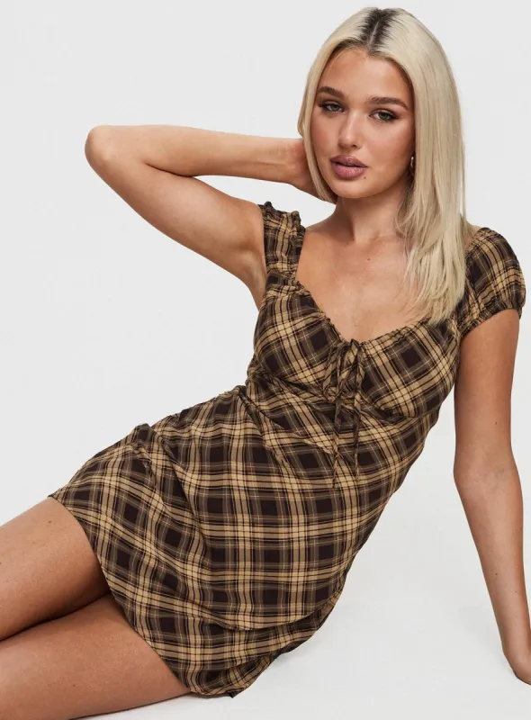 Wondera Mini Dress Multi sold by Princess Polly