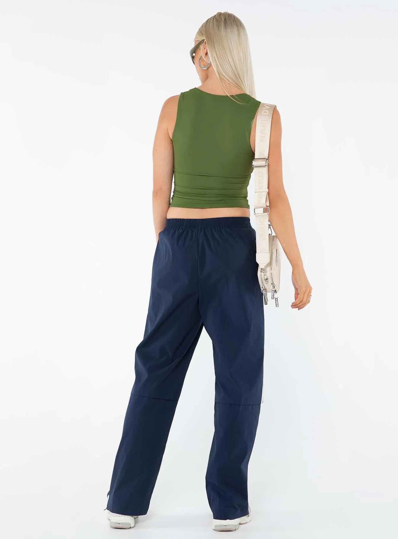 Cayman Pants Deep Navy / White sold by Princess Polly product image thumbnail 5