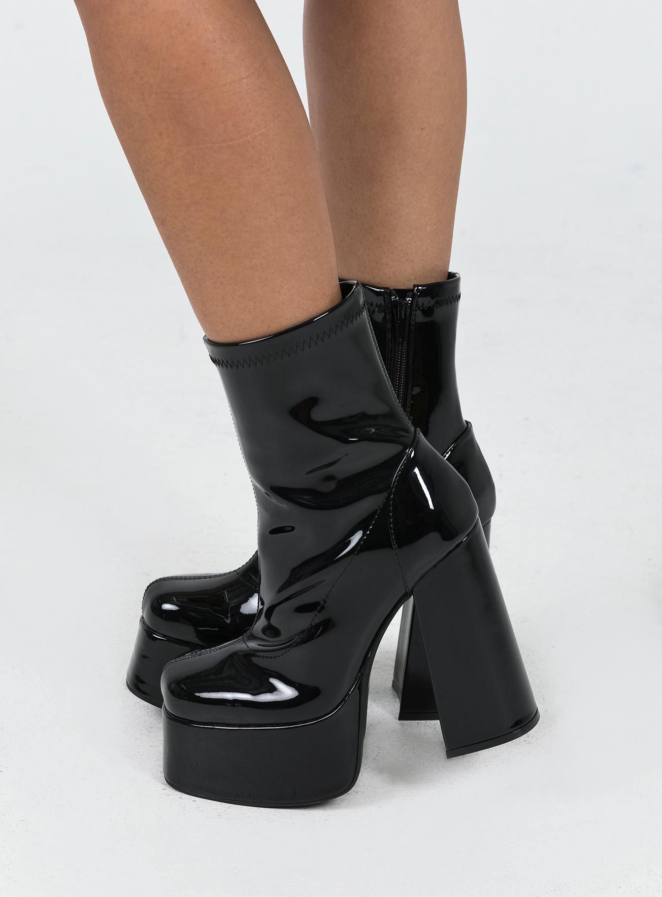 Libby Platform Boots Black sold by Princess Polly product image thumbnail 3