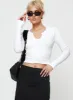 Morelle Long Sleeve Top White sold by Princess Polly