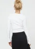 Morelle Long Sleeve Top White sold by Princess Polly