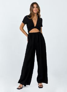 Ragner Jumpsuit Black sold by Princess Polly