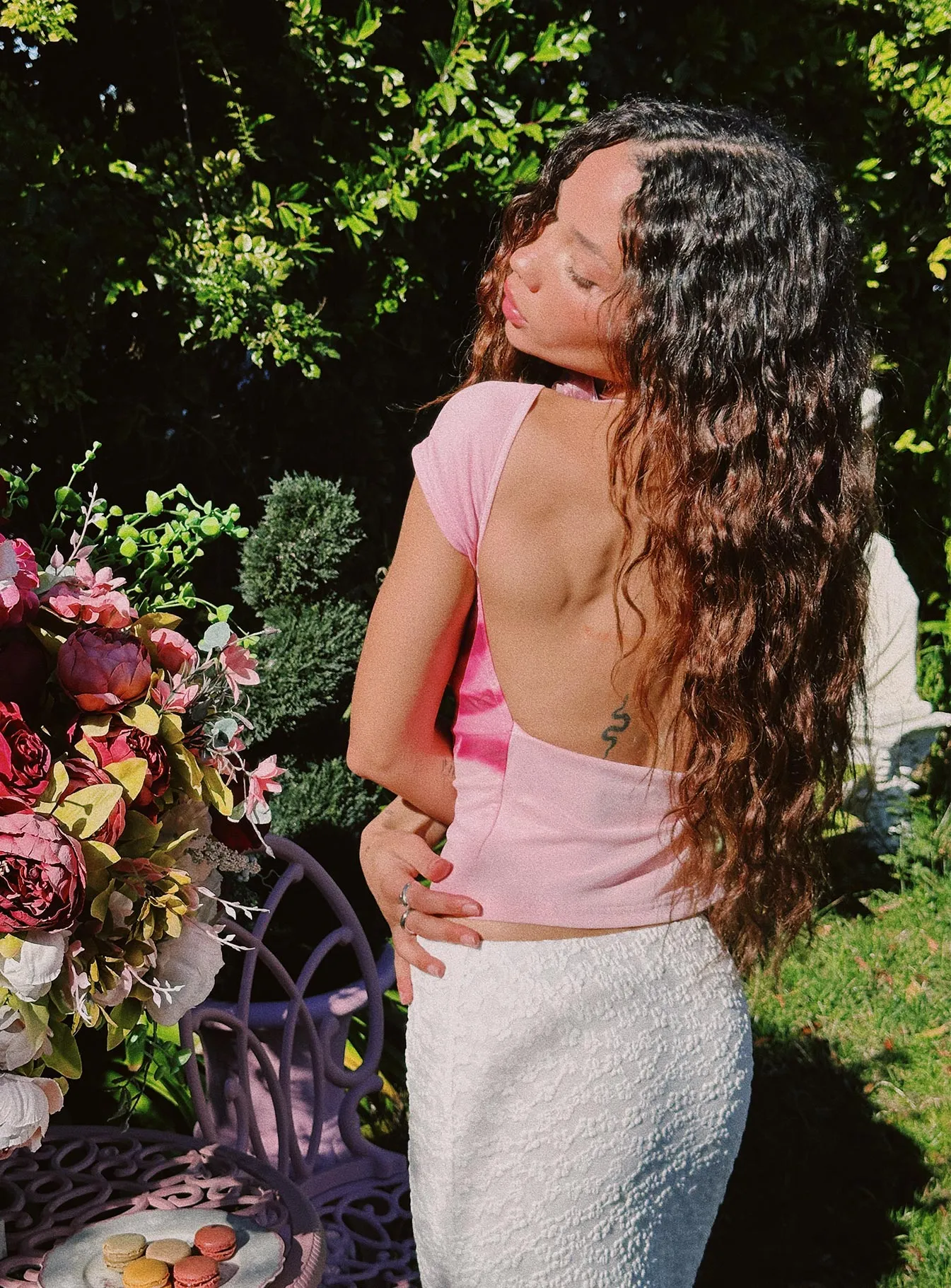 Rosalinda Top Pink Flower sold by Princess Polly product image thumbnail 4