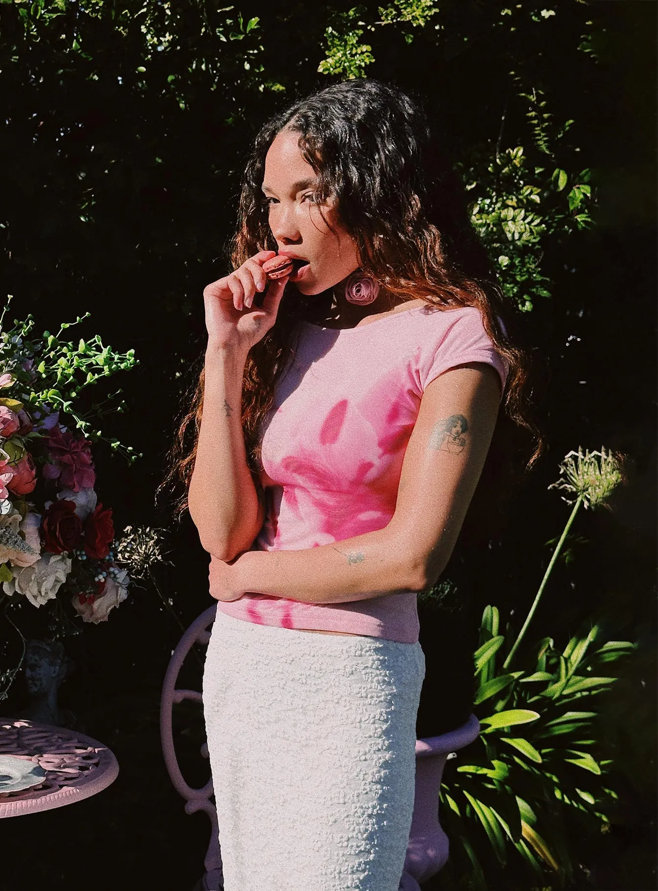 Rosalinda Top Pink Flower sold by Princess Polly product image thumbnail 3