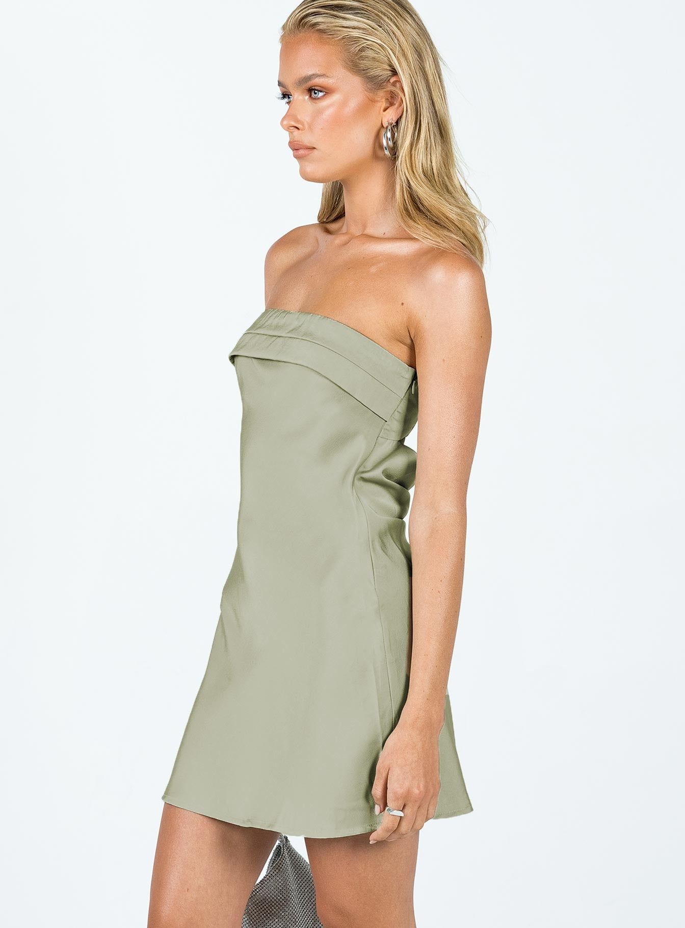 Phillipa Mini Dress Sage sold by Princess Polly product image thumbnail 5