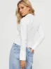 Zifa Shirt White sold by Princess Polly