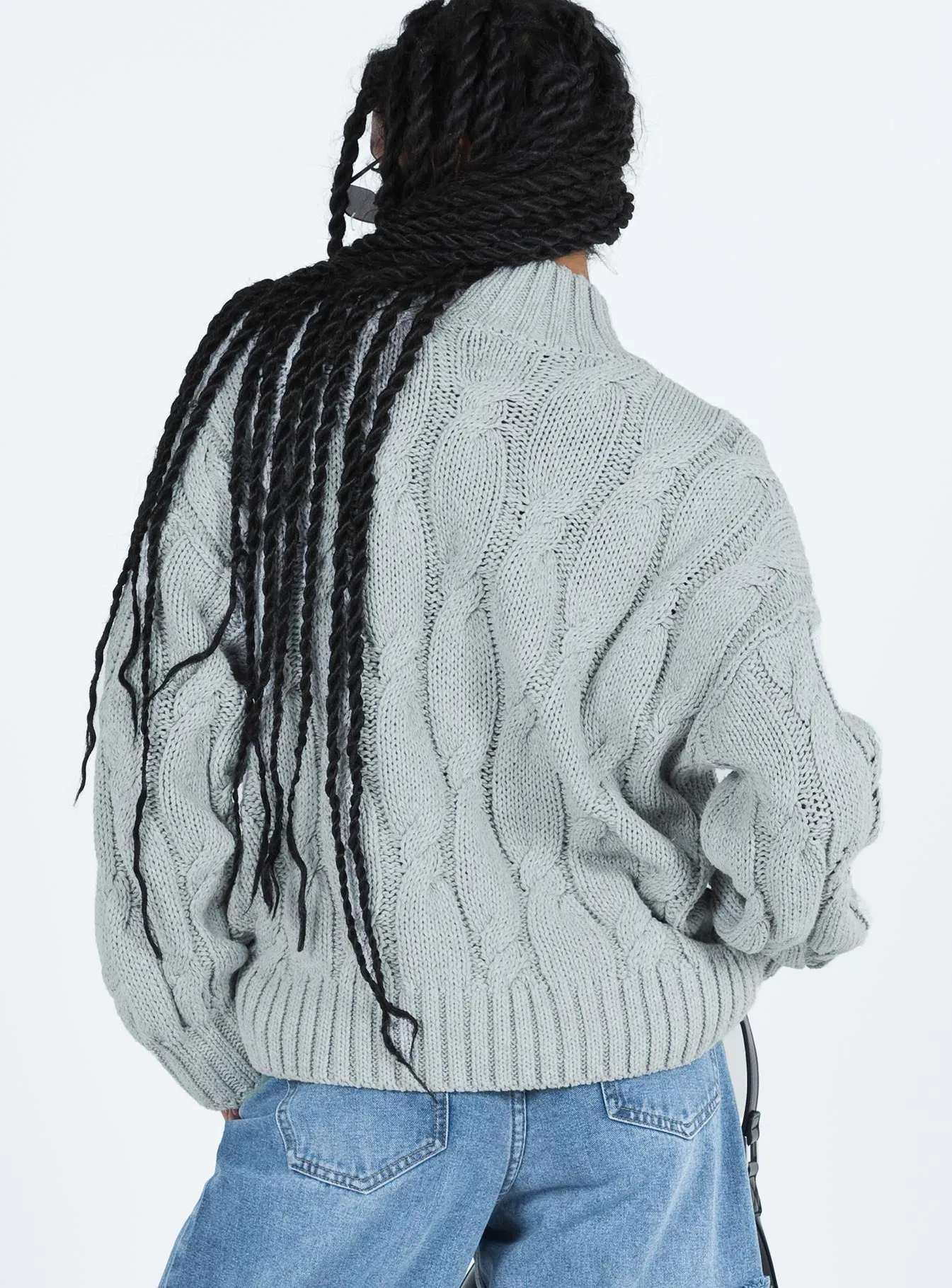 Jendi Sweater Grey sold by Princess Polly product image thumbnail 5