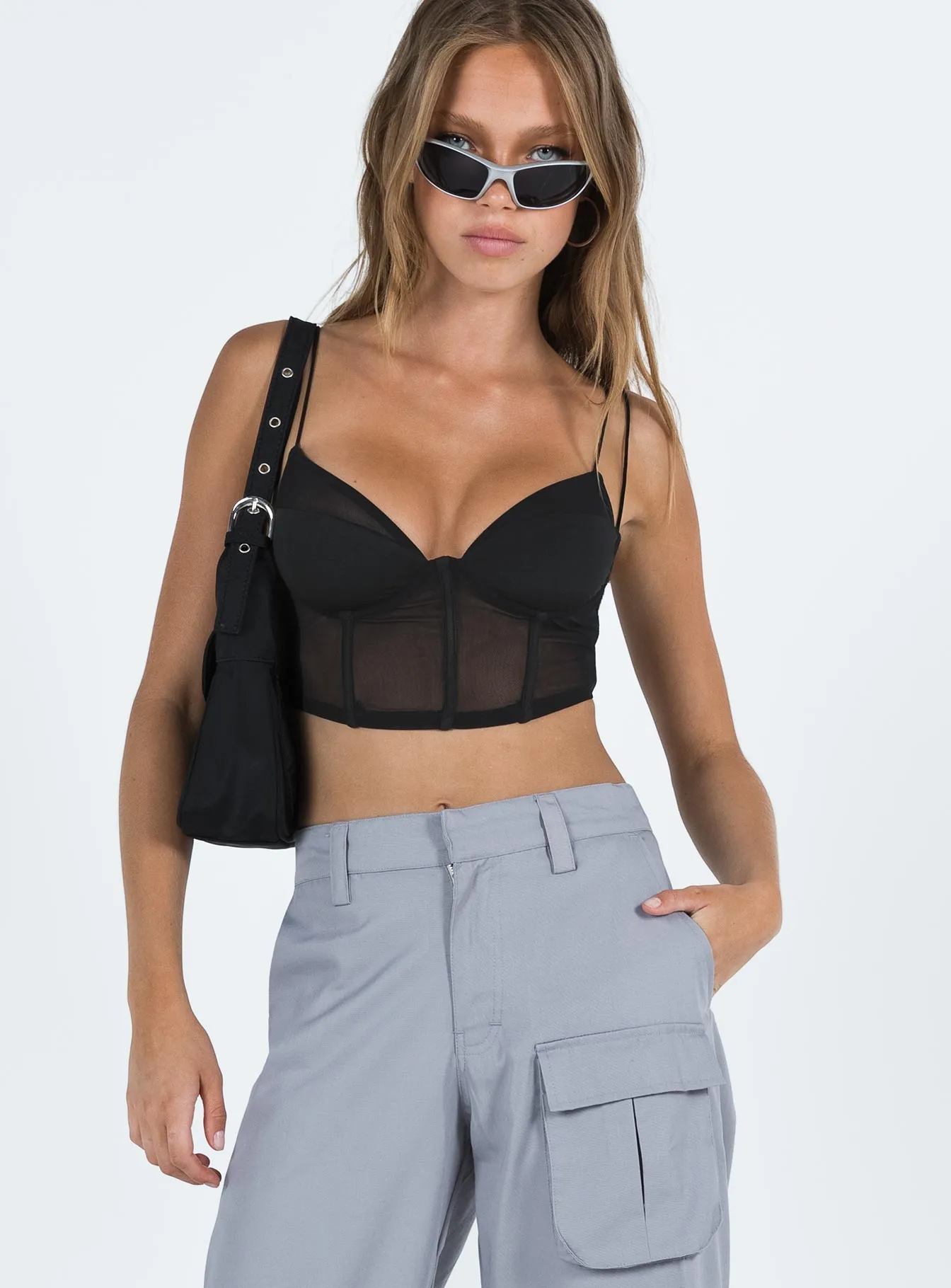 Bamba Top Black sold by Princess Polly product image thumbnail 2