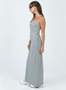 Lania Midi Dress Grey sold by Princess Polly