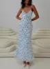 Emily Maxi Dress Blue Floral sold by Princess Polly