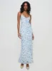 Emily Maxi Dress Blue Floral sold by Princess Polly