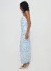 Emily Maxi Dress Blue Floral sold by Princess Polly