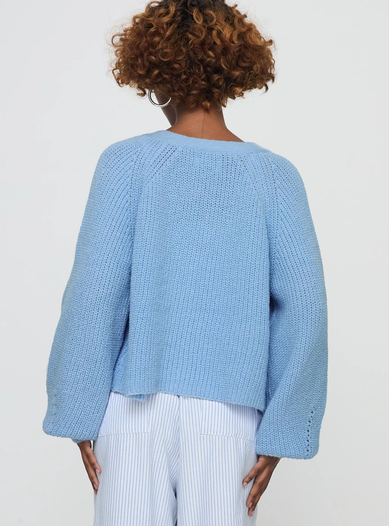 Leskie Cardigan Pale Blue sold by Princess Polly product image thumbnail 5