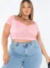 Kimura Top Pink Curve sold by Princess Polly