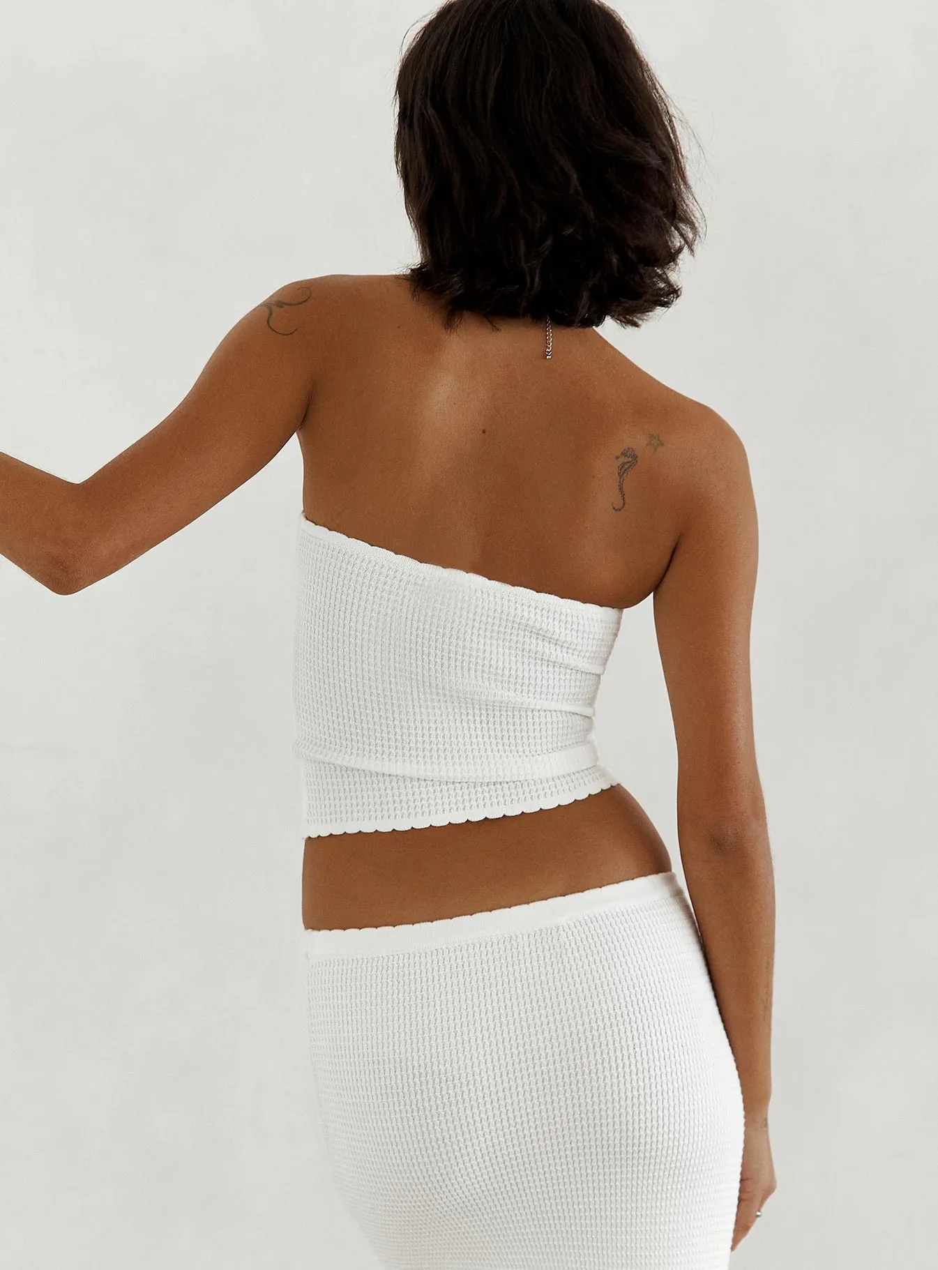 Huckle Tube Top White sold by Princess Polly product image thumbnail 4