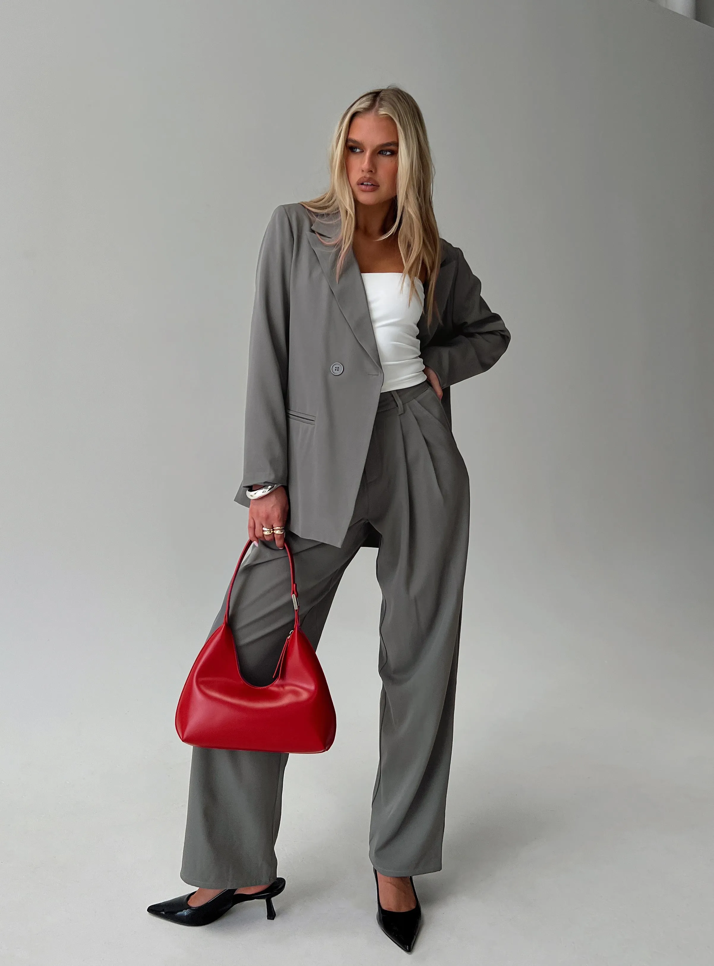 Assume Pants Grey sold by Princess Polly