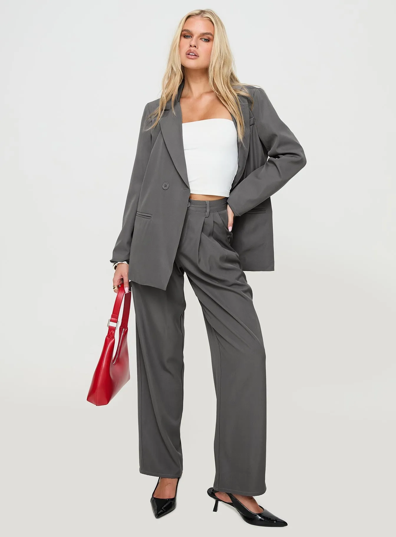 Assume Pants Grey sold by Princess Polly product image thumbnail 3