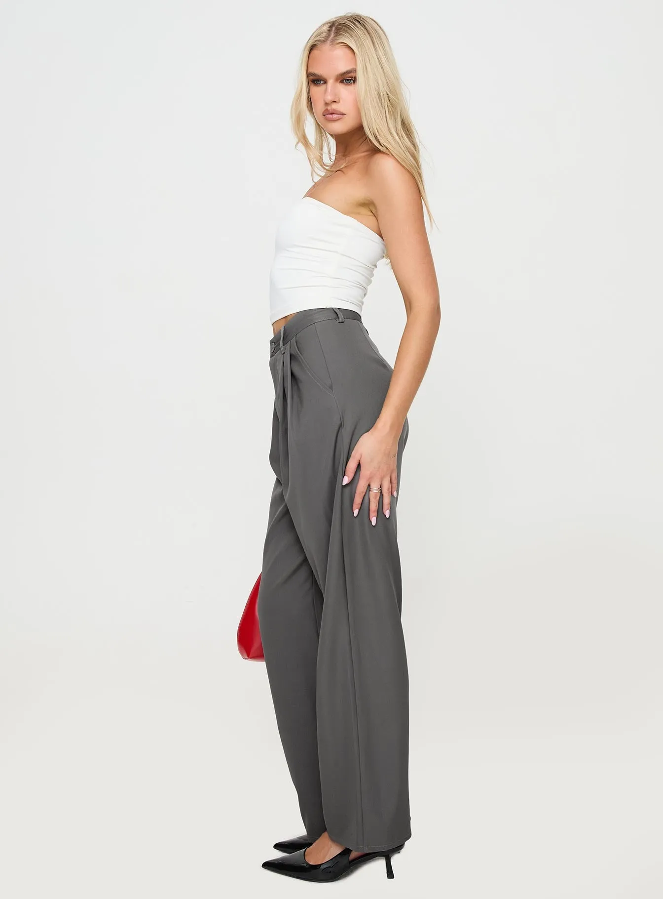Assume Pants Grey sold by Princess Polly product image thumbnail 4