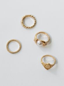 Ardon Ring Pack Gold sold by Princess Polly