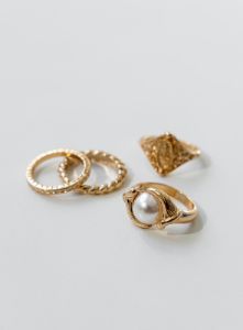 Ardon Ring Pack Gold sold by Princess Polly