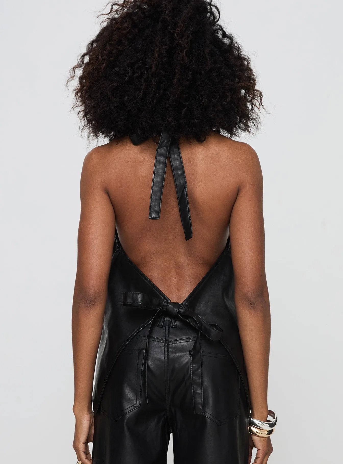 Hills Halter Onyx sold by Princess Polly product image thumbnail 5