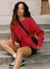 Dream Fleece Classic Crewneck Sweatshirt Red sold by Princess Polly