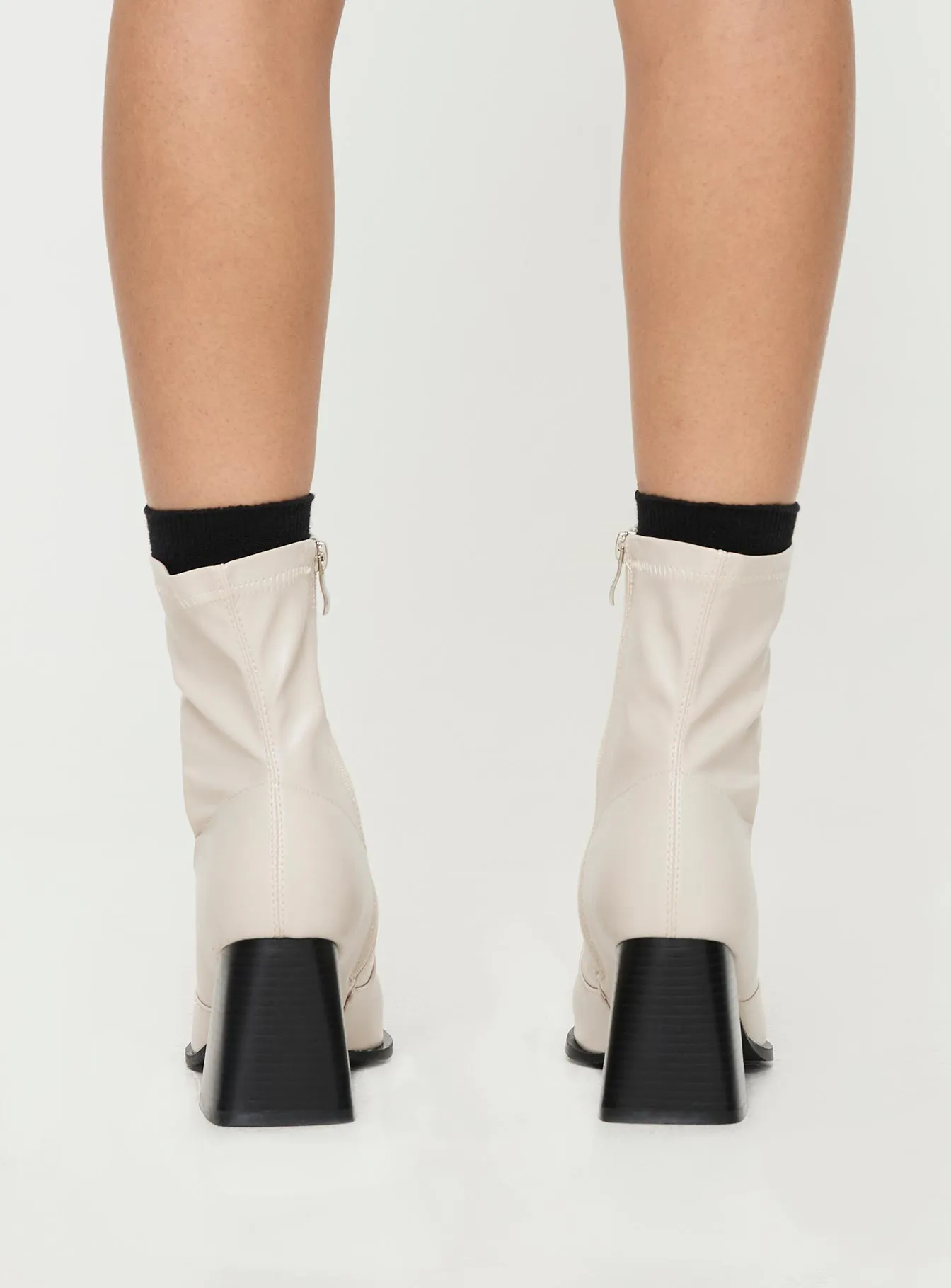 Shalin Boots Cream sold by Princess Polly product image thumbnail 4