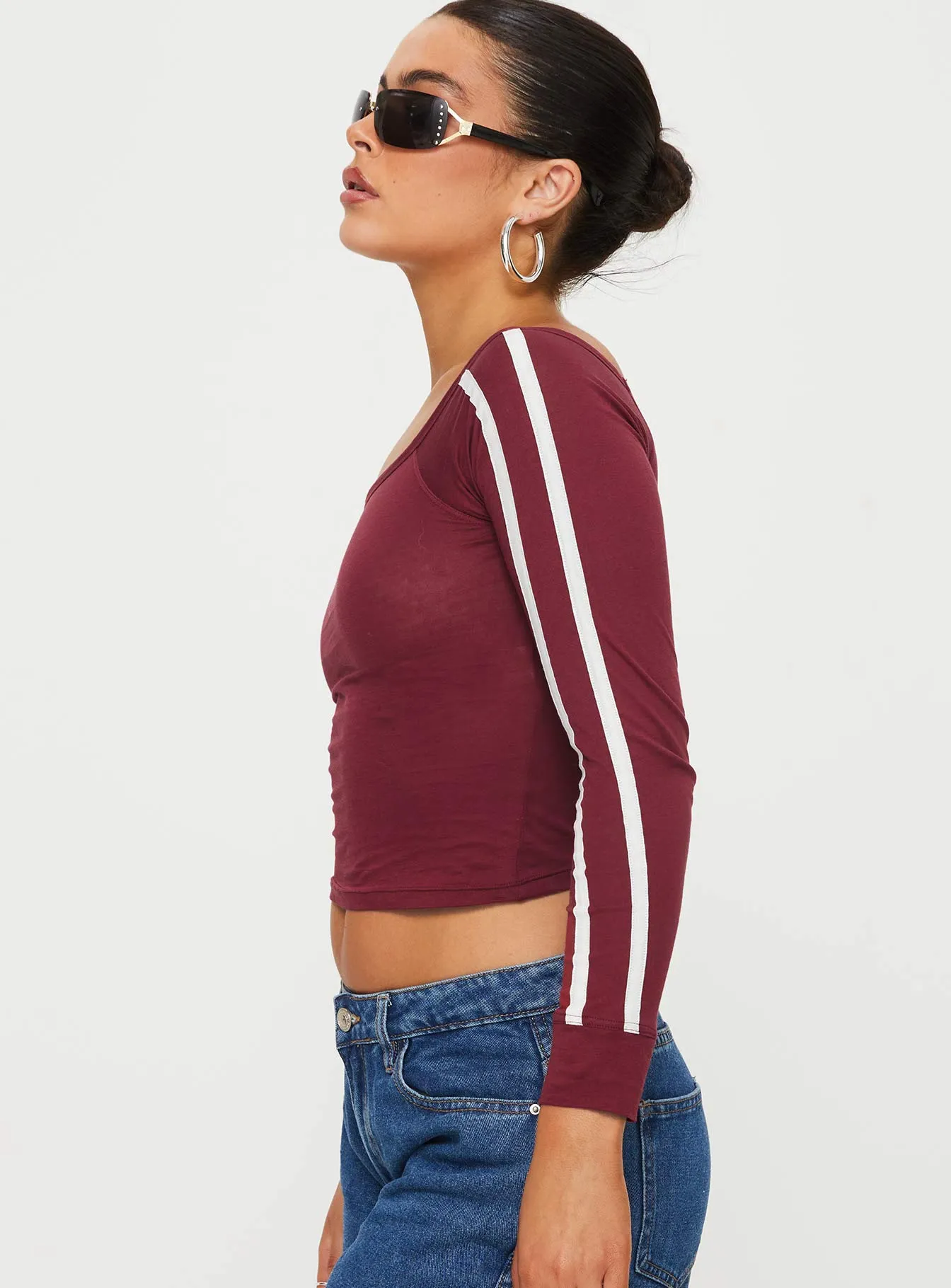 Gavya Top Adrenalin Red / White sold by Princess Polly product image thumbnail 4