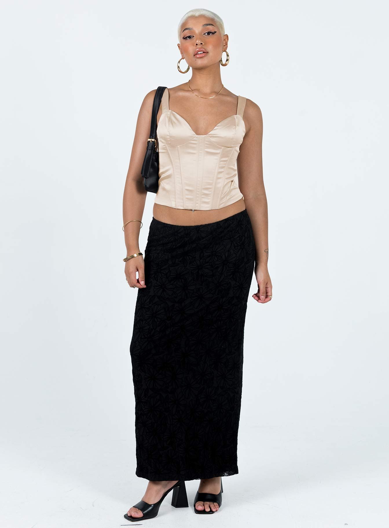 Eurodium Maxi Skirt Black sold by Princess Polly product image thumbnail 2
