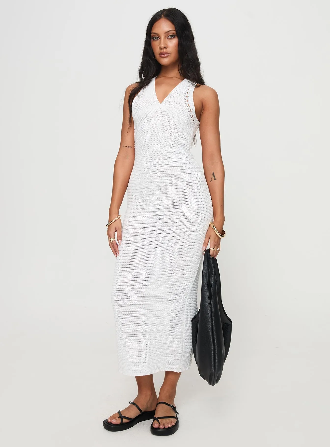 Nyman Maxi Dress White sold by Princess Polly product image thumbnail 3