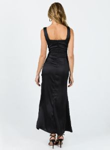 Lynsey Midi Dress Black sold by Princess Polly