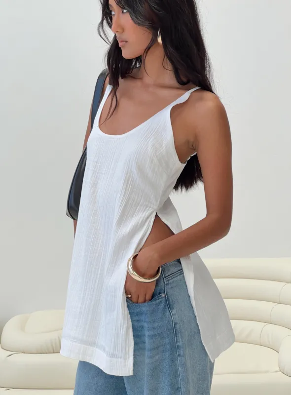 Zanzibar Top White sold by Princess Polly