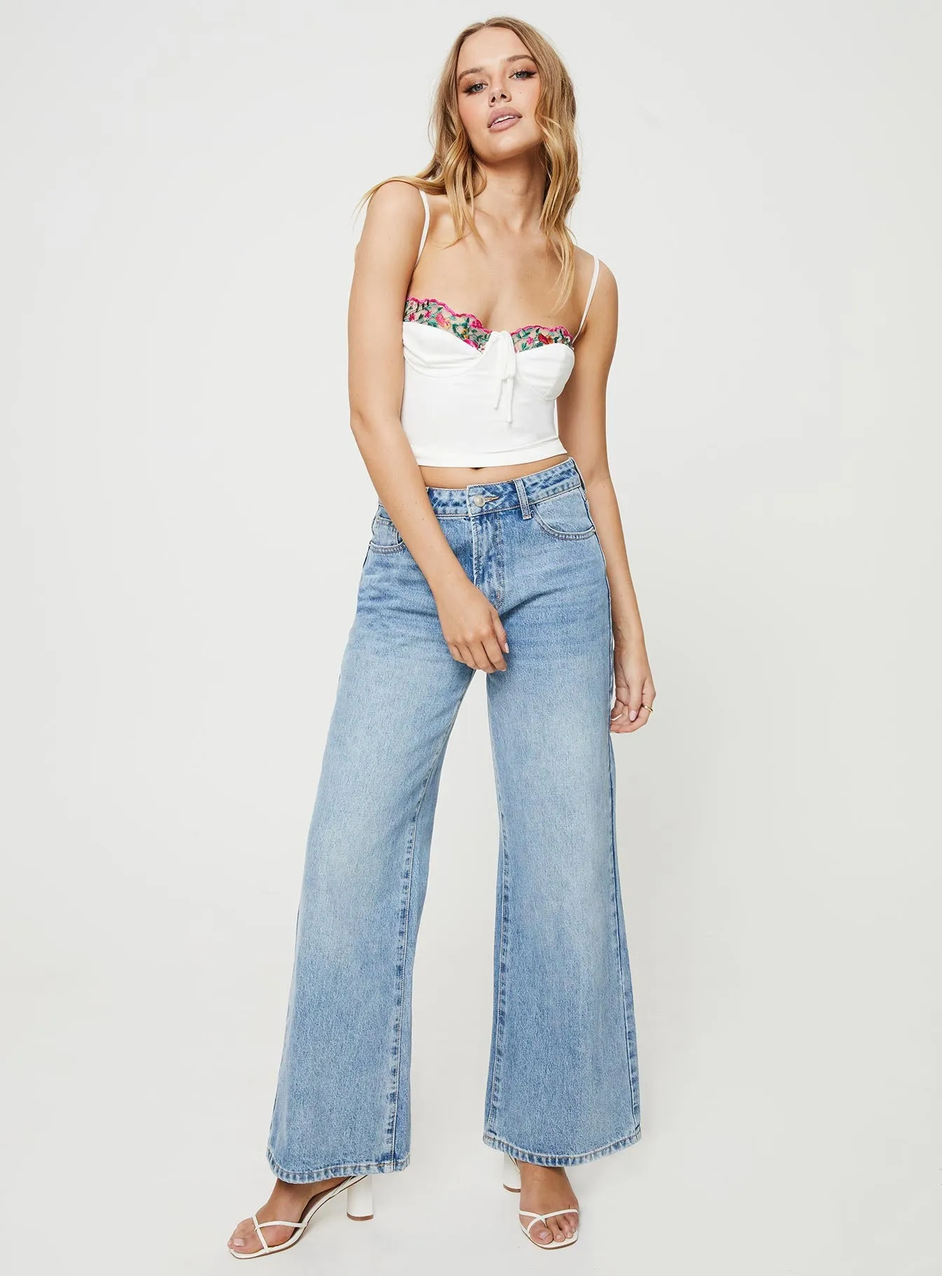 Sarella Bustier Top White sold by Princess Polly product image thumbnail 3