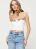 Sarella Bustier Top White sold by Princess Polly