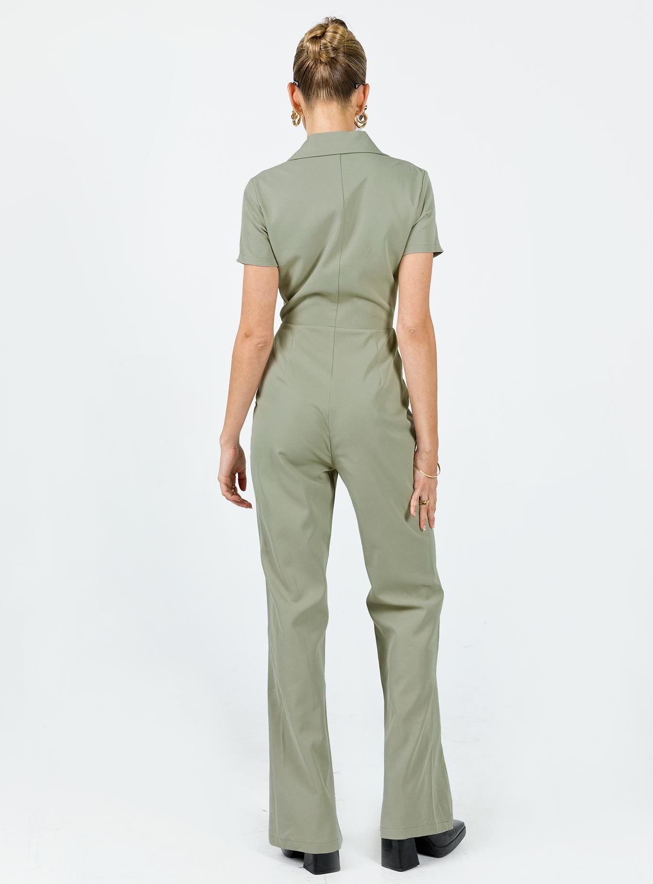 Loretta Jumpsuit Khaki sold by Princess Polly product image thumbnail 5