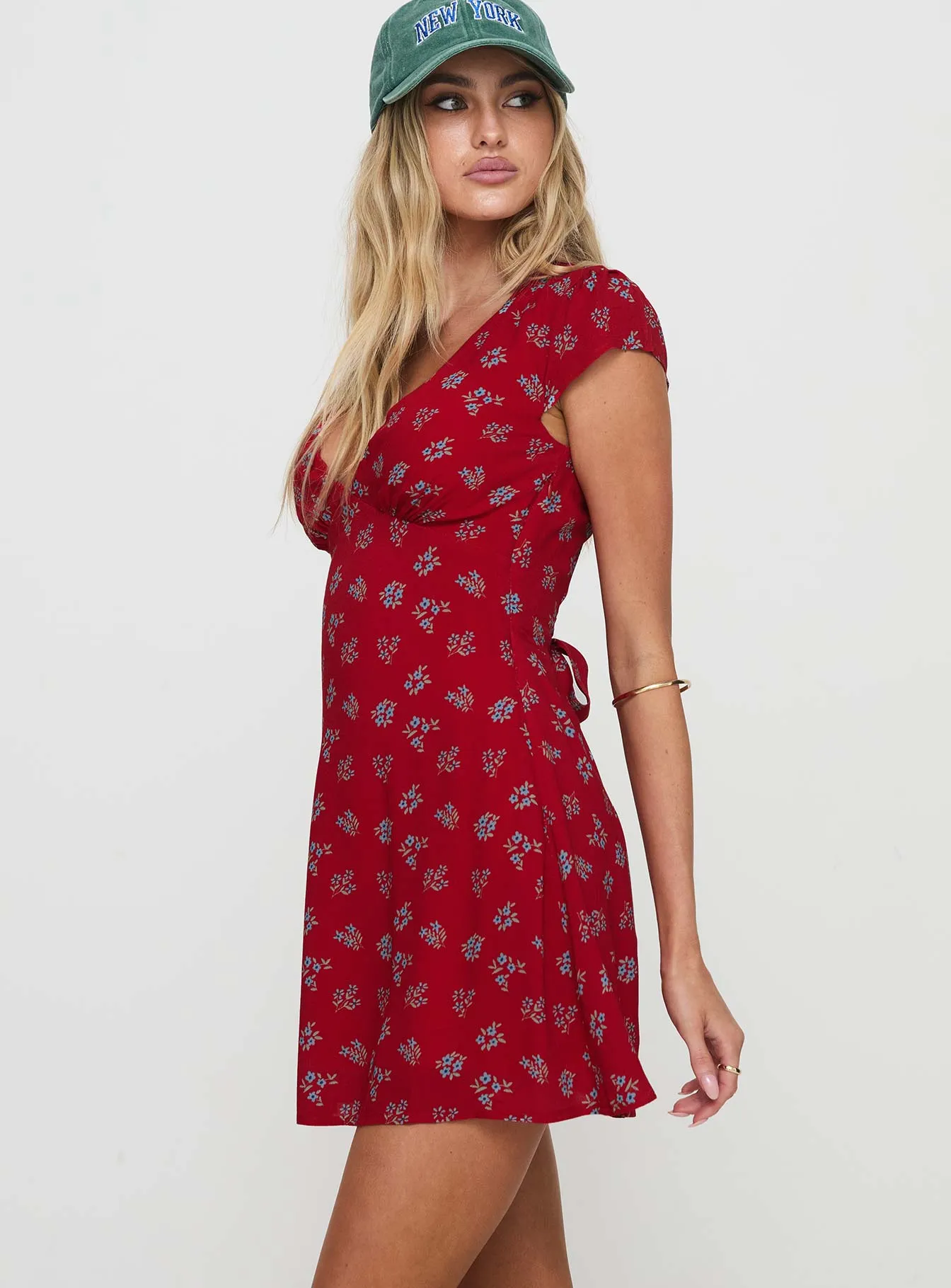 Cannelloni Mini Dress Red sold by Princess Polly product image thumbnail 4