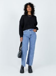 Brookside Sweater Black sold by Princess Polly