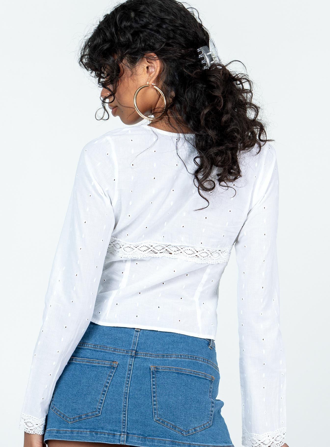 Dominico Shirt Ivory sold by Princess Polly product image thumbnail 5