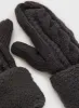 Charel Mittens Charcoal sold by Princess Polly