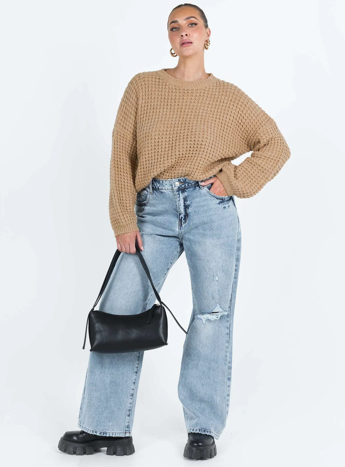 Calvary Sweater Beige sold by Princess Polly product image thumbnail 3