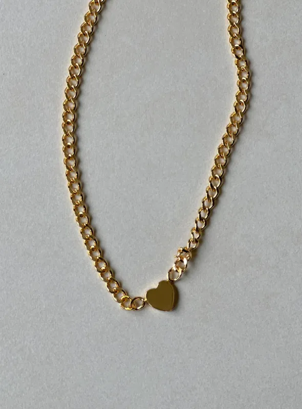 Harlee Choker Gold sold by Princess Polly
