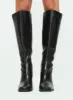 Renzo Knee High Boots Black sold by Princess Polly