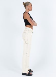 Copeland Jeans White Tall sold by Princess Polly