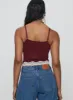 Top Model Cami Burgundy sold by Princess Polly