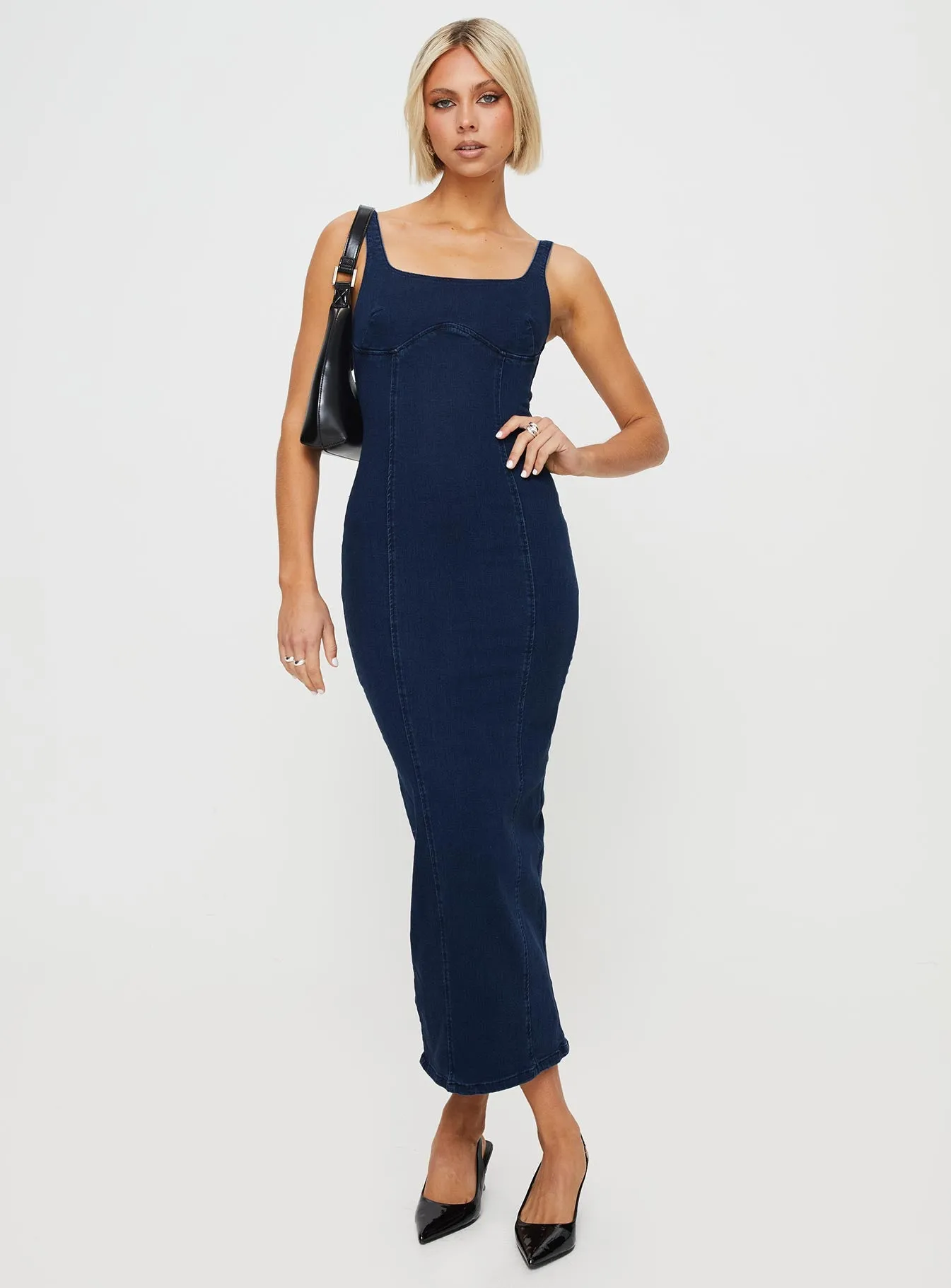 Hollas Maxi Dress Blue sold by Princess Polly product image thumbnail 3