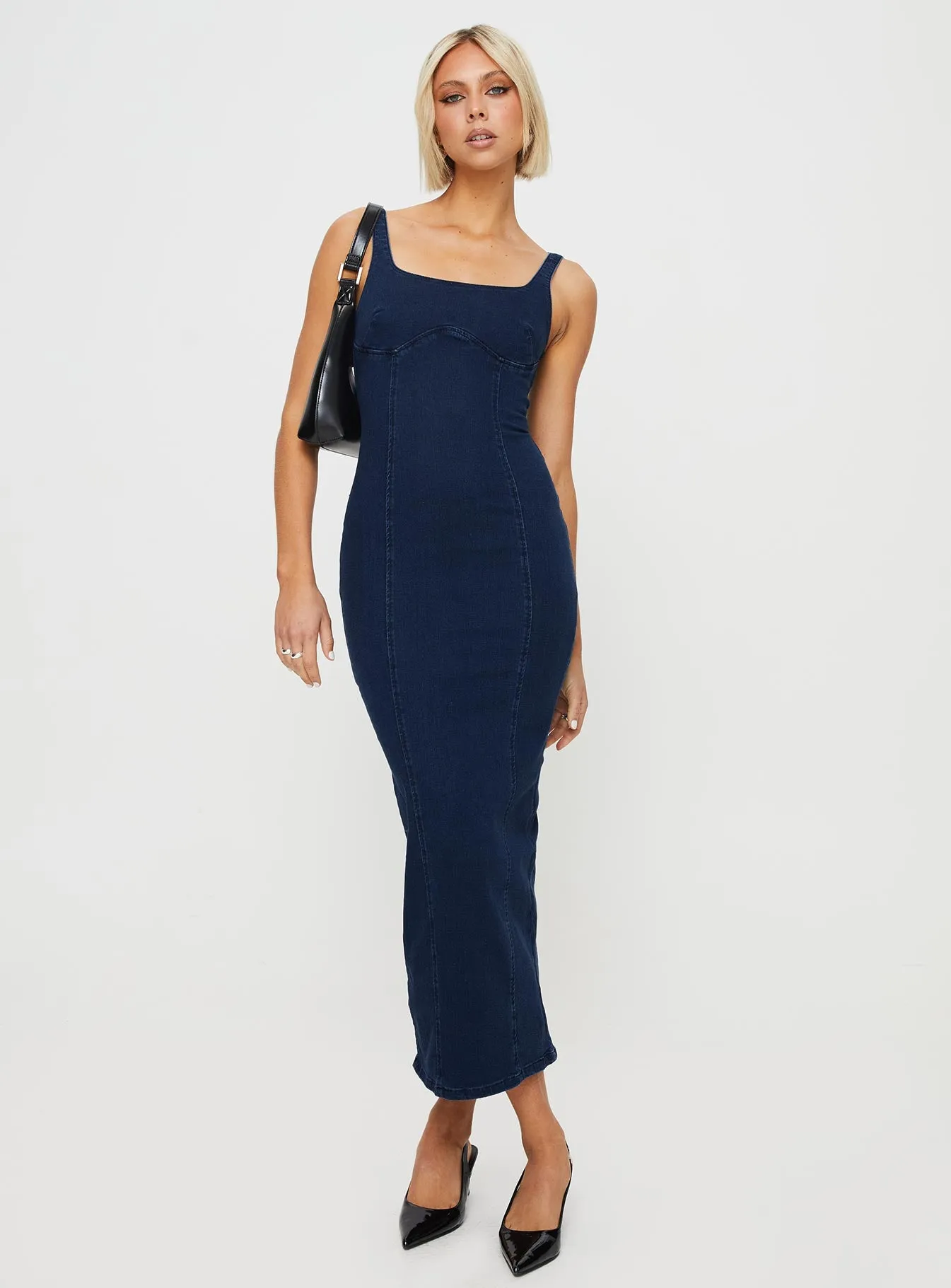 Hollas Maxi Dress Blue sold by Princess Polly product image thumbnail 4